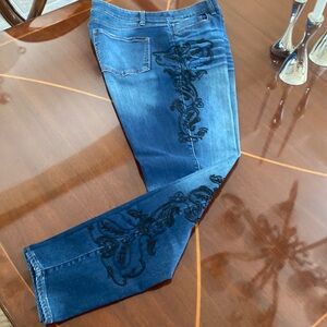 Embellished skinny WHBM jeans